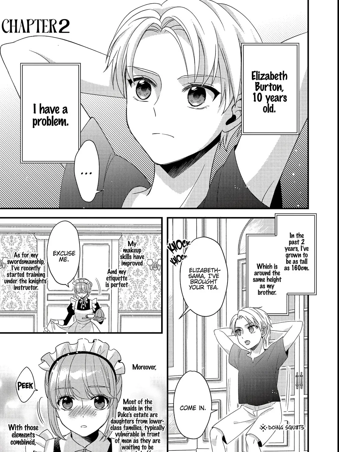 The villainess who is no better than an extra cross-dresses to be a love interest Chapter 2 page 3 - 