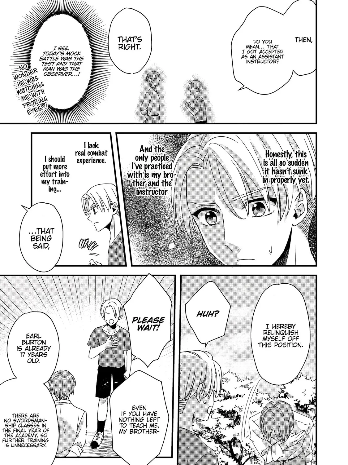 The villainess who is no better than an extra cross-dresses to be a love interest Chapter 3 page 7 - 