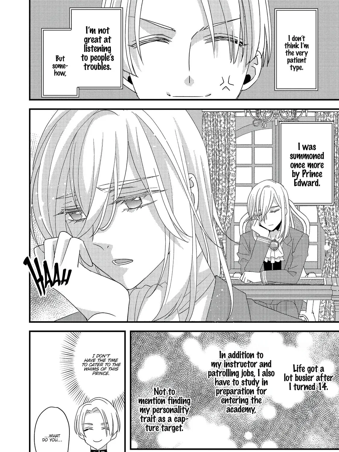 The villainess who is no better than an extra cross-dresses to be a love interest Chapter 4 page 33 - 