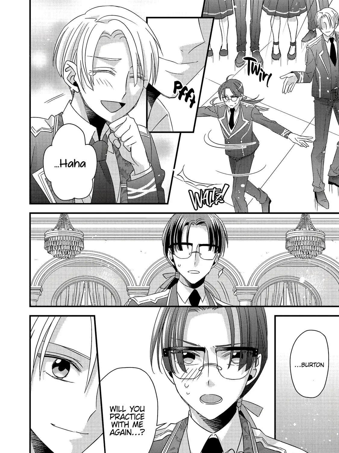 The villainess who is no better than an extra cross-dresses to be a love interest Chapter 5 page 57 - 