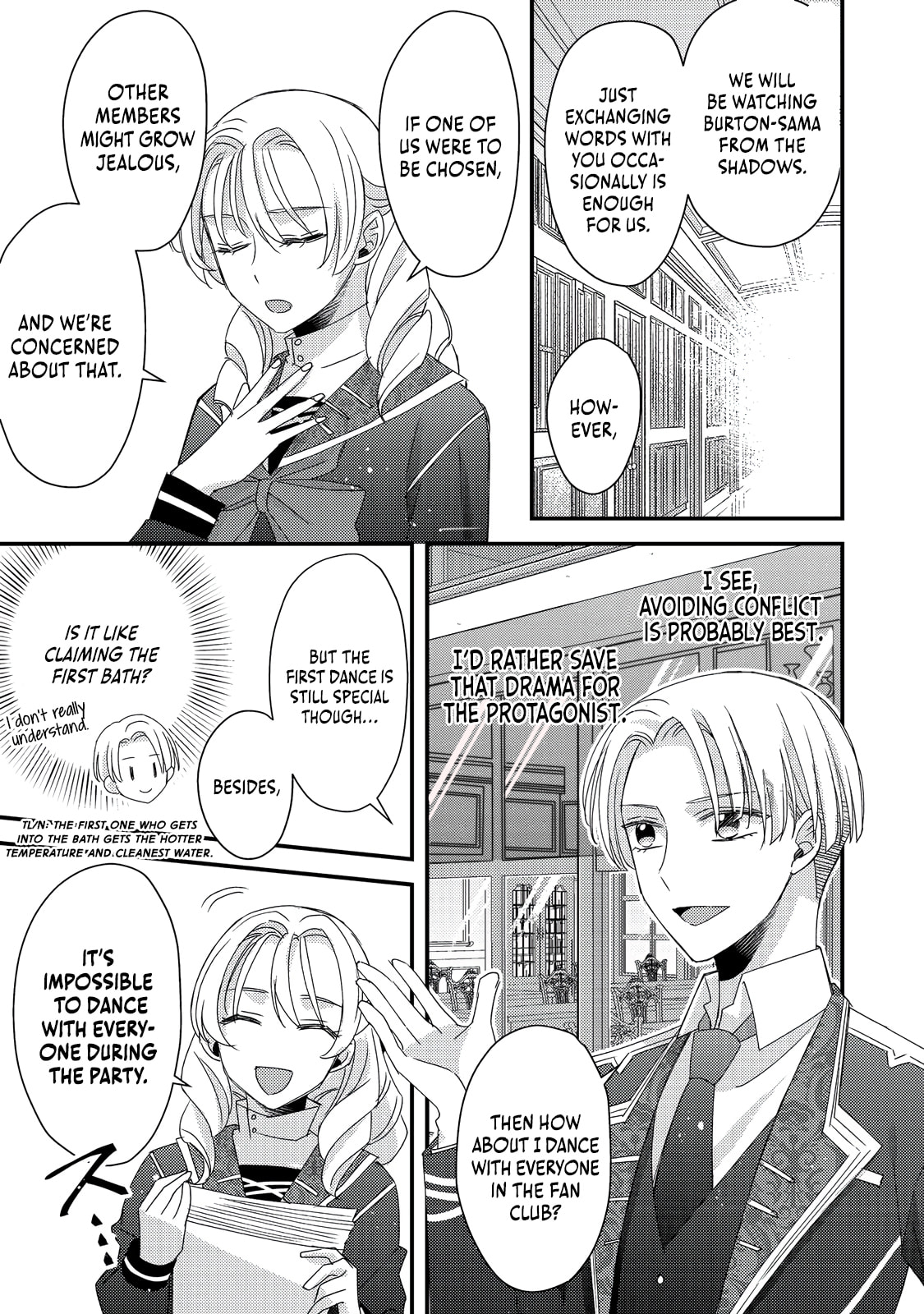 The villainess who is no better than an extra cross-dresses to be a love interest Chapter 7.1 page 12 - 