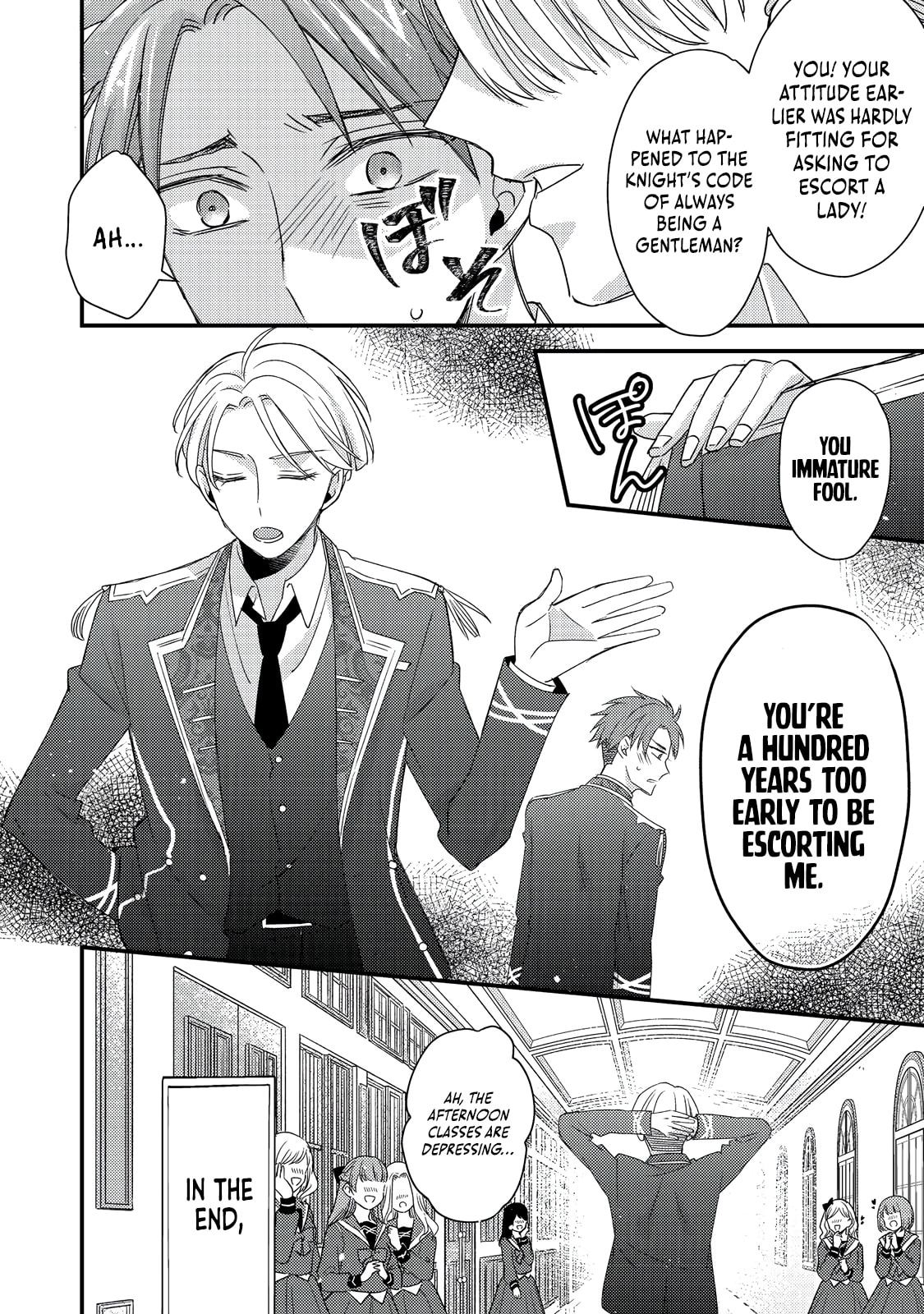 The villainess who is no better than an extra cross-dresses to be a love interest Chapter 7.1 page 9 - 