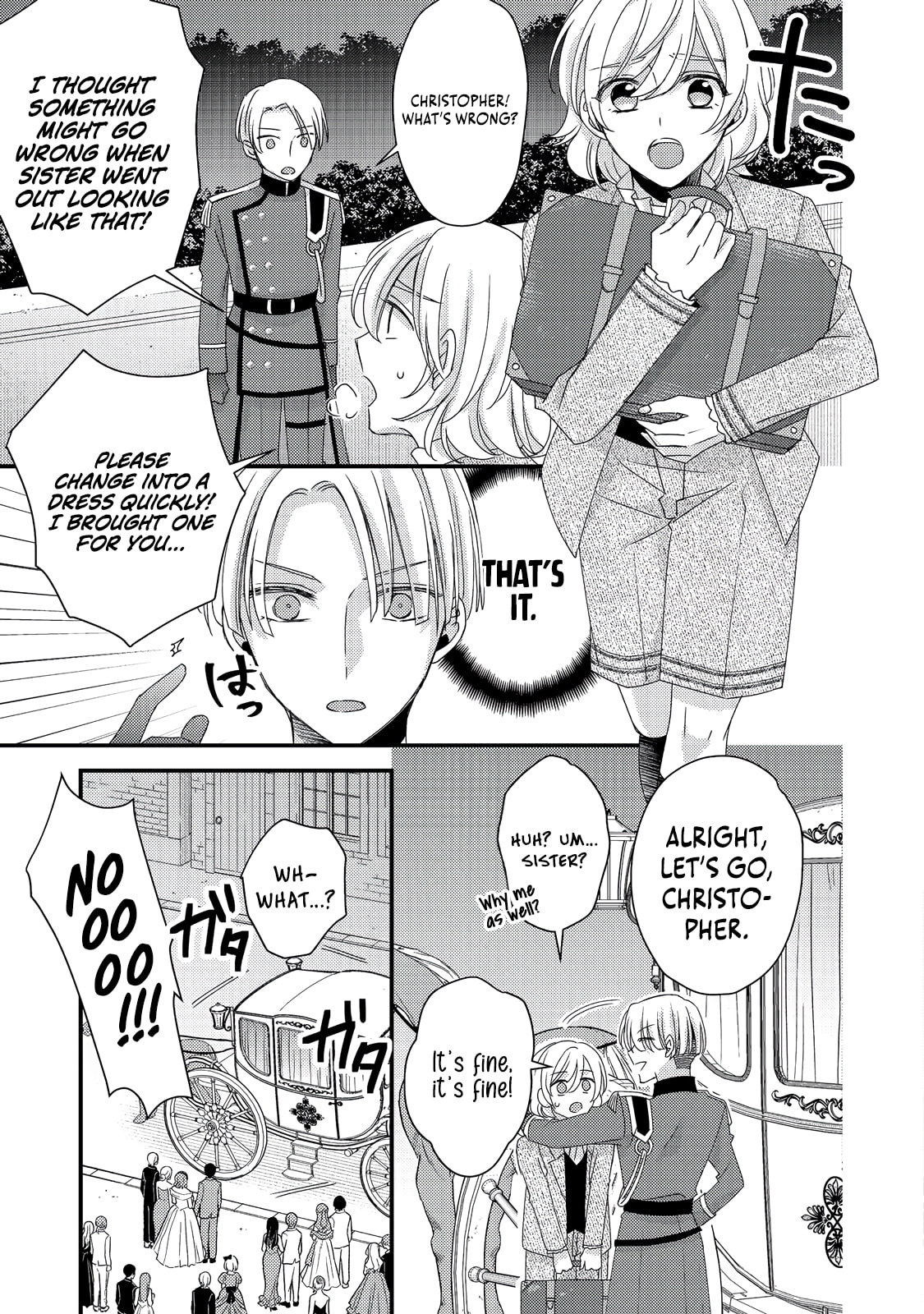 The villainess who is no better than an extra cross-dresses to be a love interest Chapter 7.2 page 11 - 