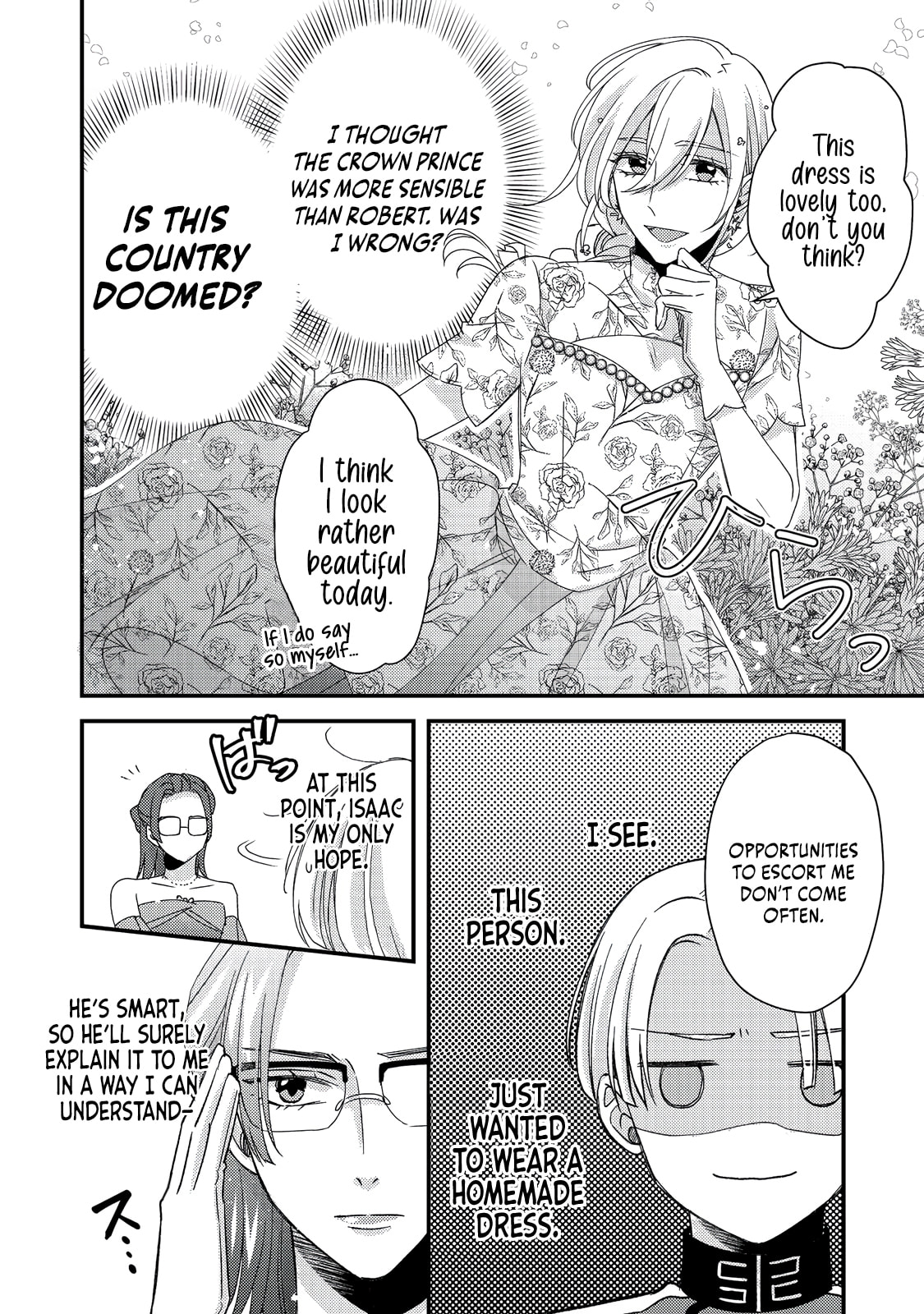 The villainess who is no better than an extra cross-dresses to be a love interest Chapter 7.2 page 6 - 