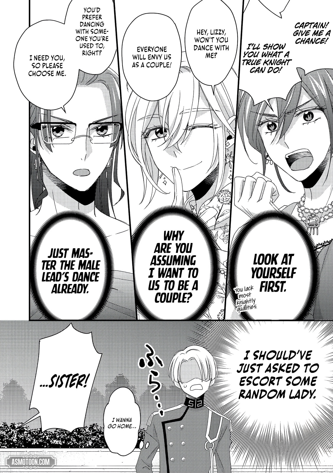 The villainess who is no better than an extra cross-dresses to be a love interest Chapter 7.2 page 10 - 