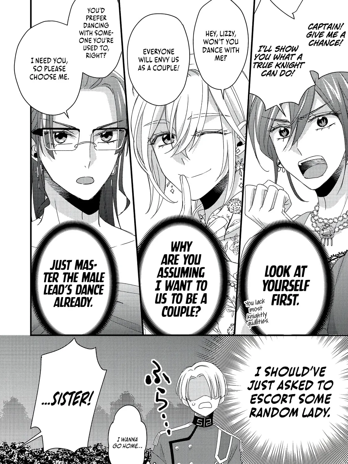The villainess who is no better than an extra cross-dresses to be a love interest Chapter 7 page 44 - 