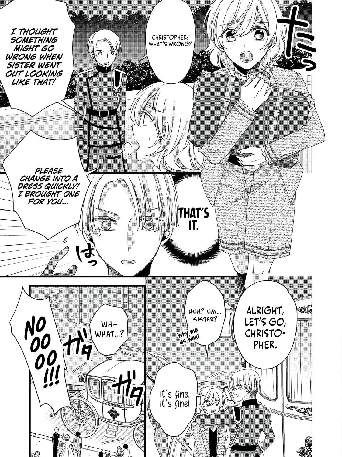 The villainess who is no better than an extra cross-dresses to be a love interest Chapter 7 page 46 - 