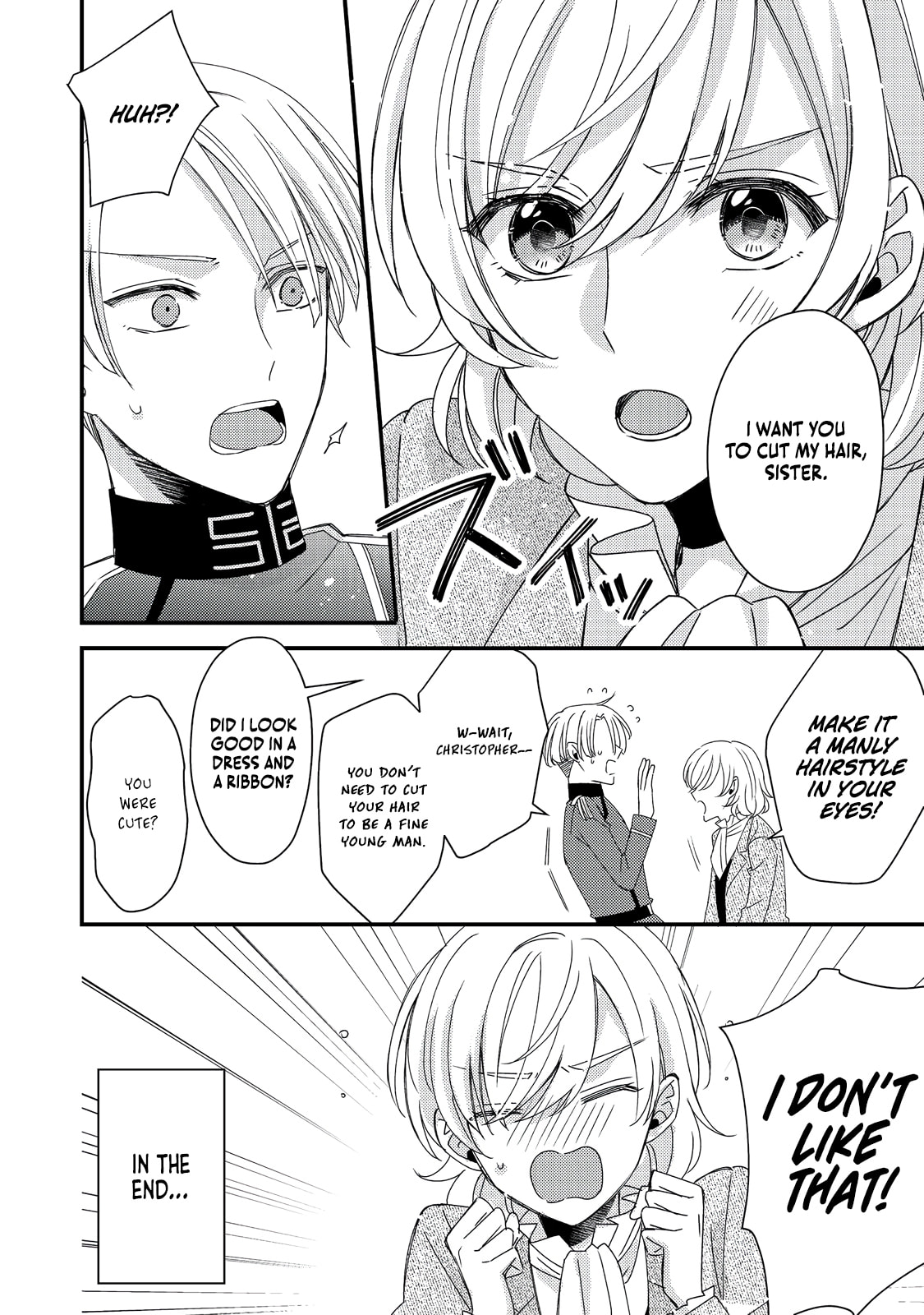 The villainess who is no better than an extra cross-dresses to be a love interest Chapter 8.1 page 3 - 
