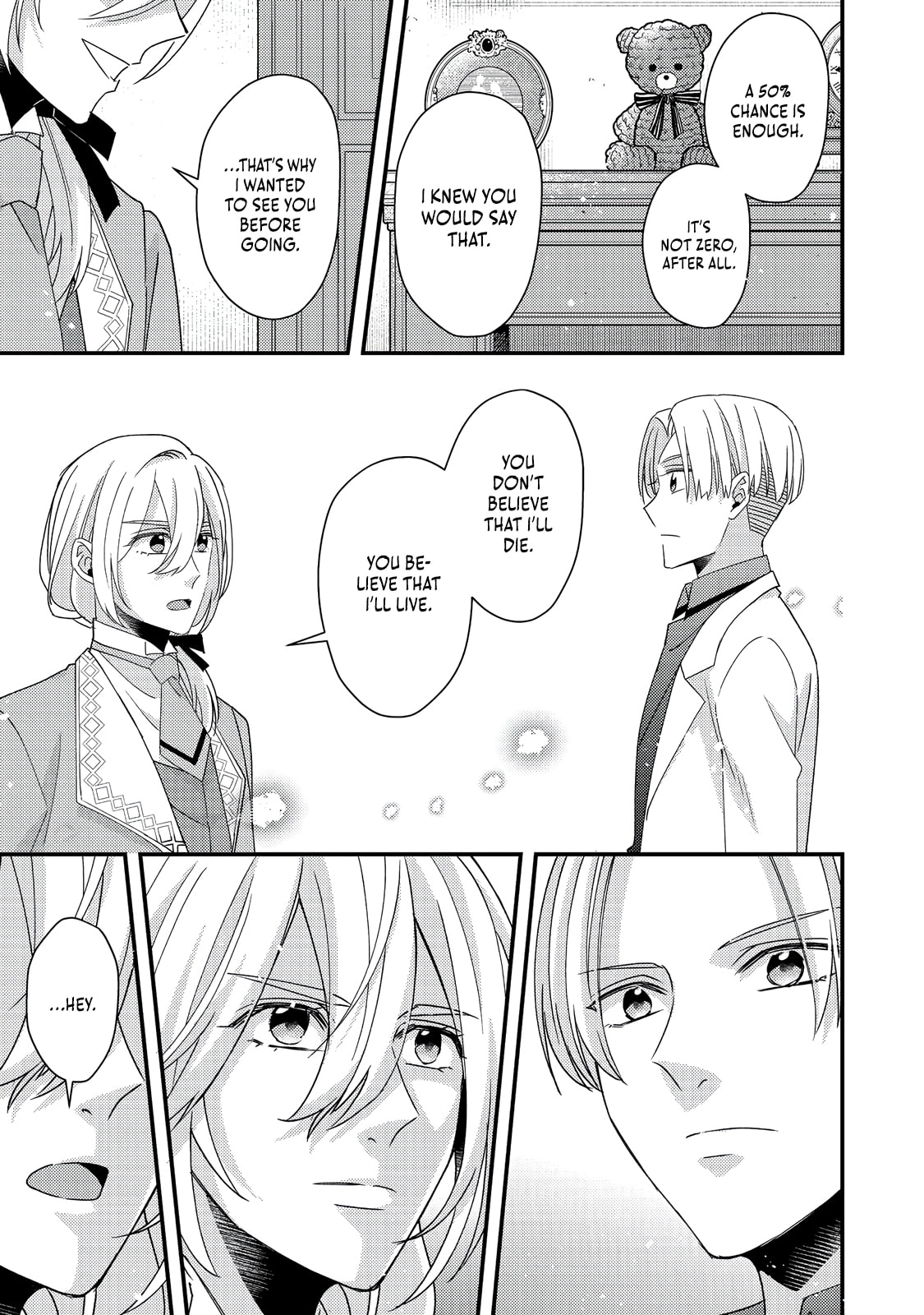 The villainess who is no better than an extra cross-dresses to be a love interest Chapter 9.1 page 8 - 