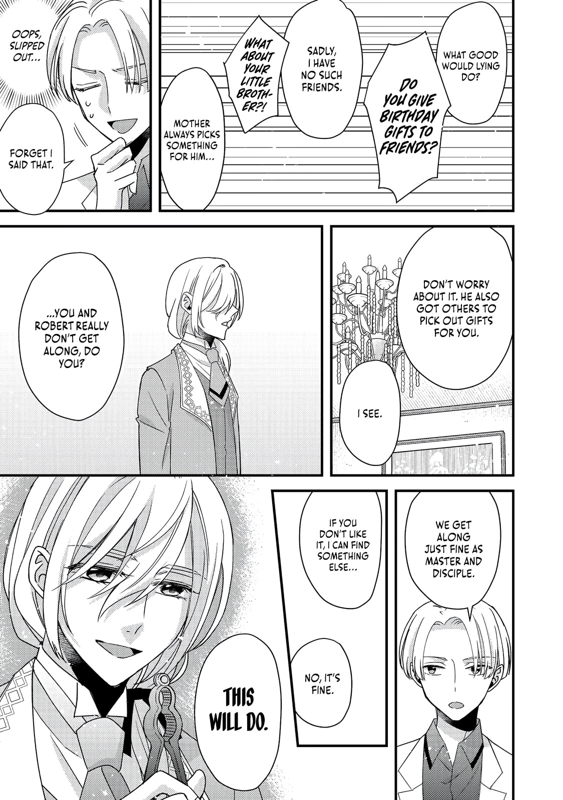 The villainess who is no better than an extra cross-dresses to be a love interest Chapter 9 page 12 - 