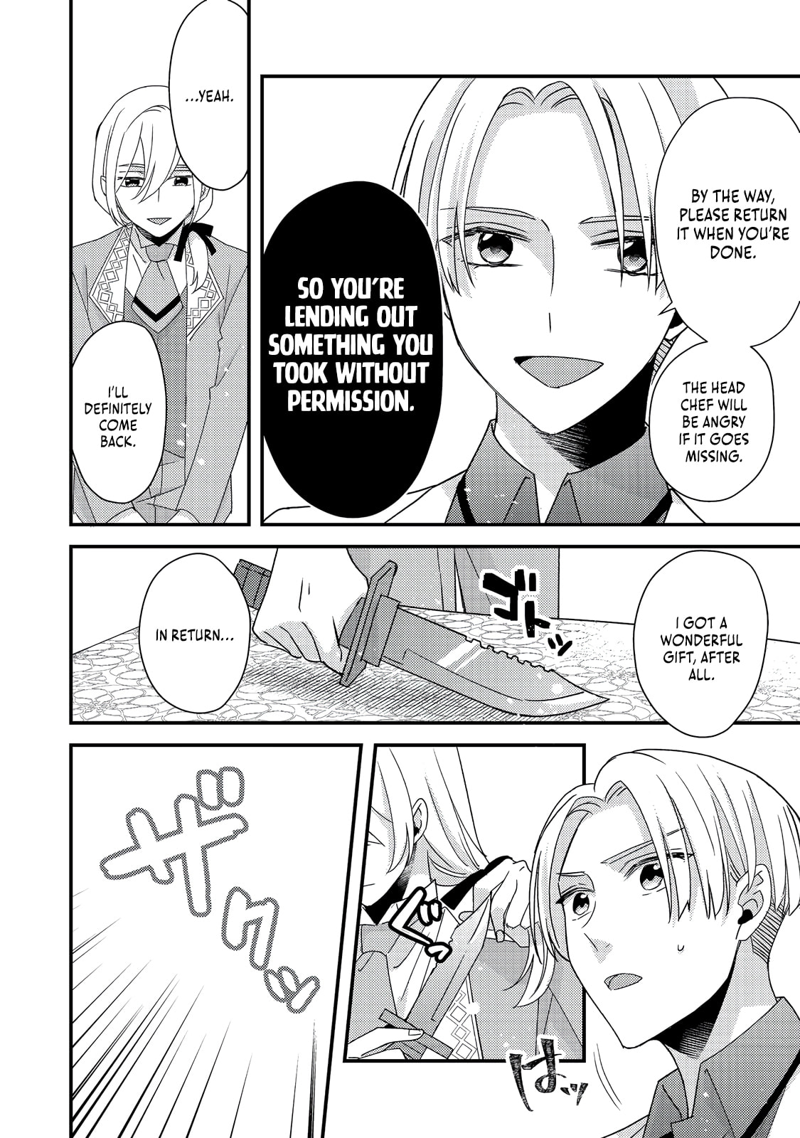 The villainess who is no better than an extra cross-dresses to be a love interest Chapter 9 page 13 - 