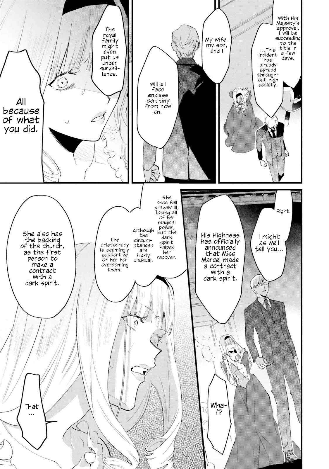 The Villainess Who Traveled Back in Time Inexplicably Lost Her Magic, So She Went into Seclusion Chapter 19 page 14 - 