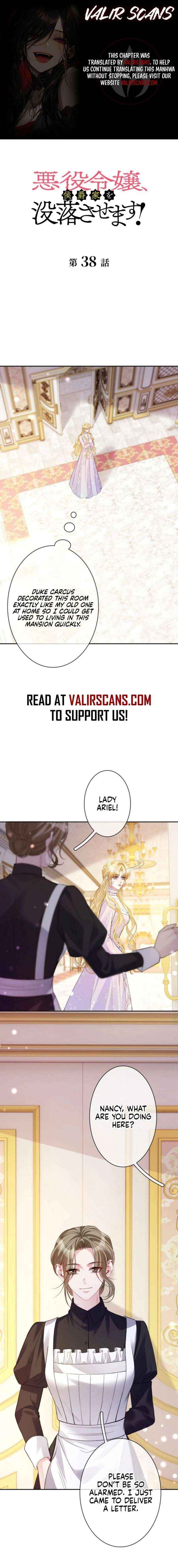The Villainess Will Bring Down the Marquis’s House! Chapter 38 page 1 - 