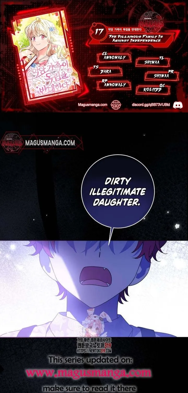The Villainous Family Is Against Independence Chapter 17 page 1 - 