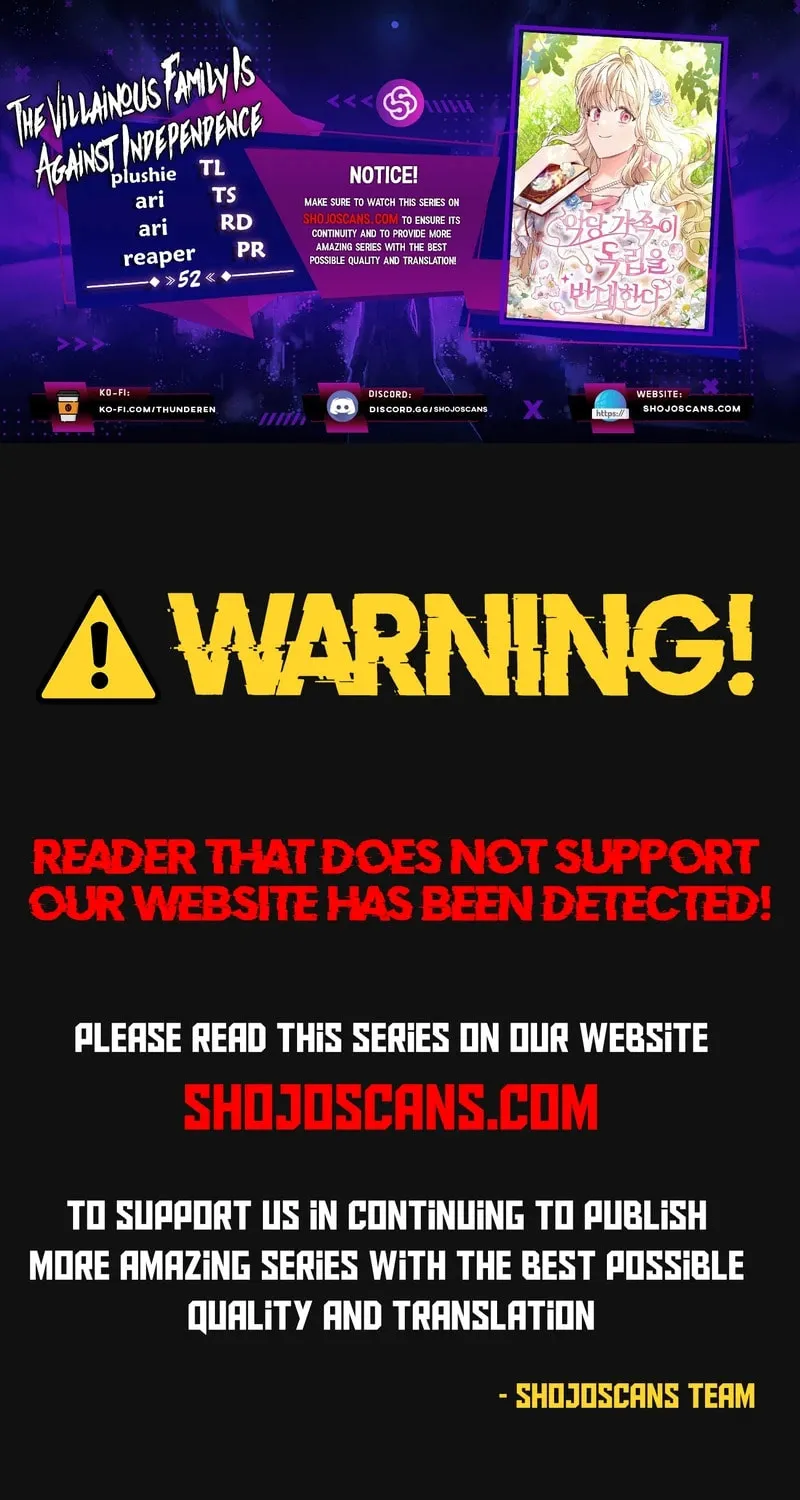 The Villainous Family Is Against Independence Chapter 52 page 1 - 