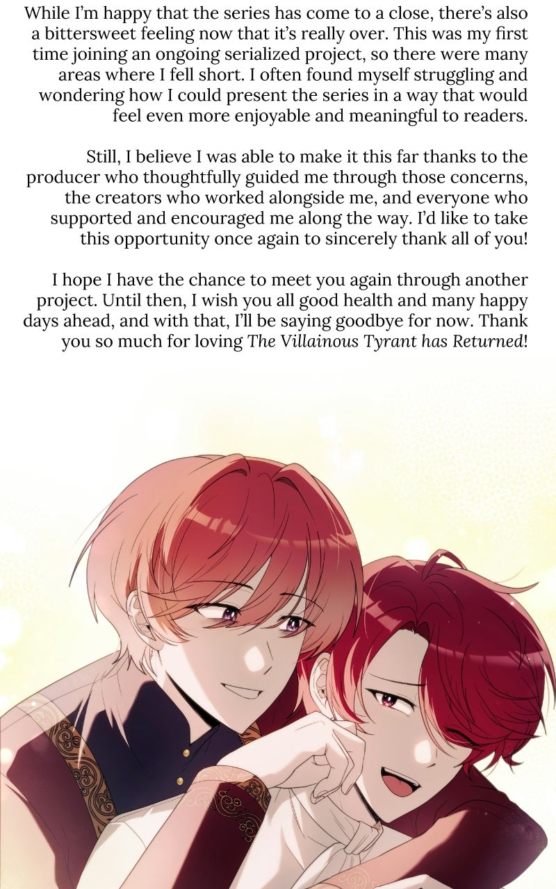 The Villainous Tyranthas Returned Afterword page 5 - 