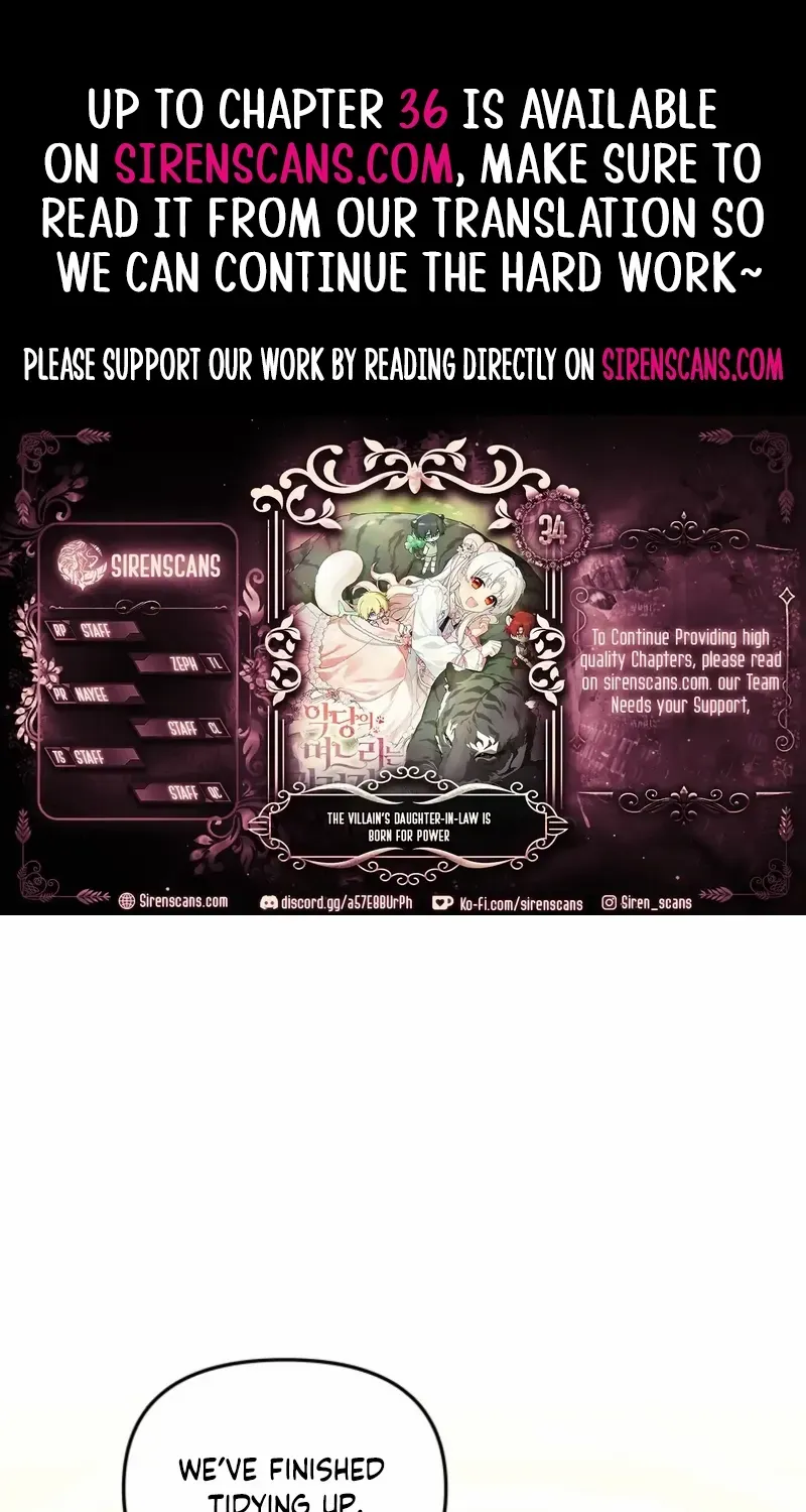 The Villain’s Daughter in law is Inherently Powerful Chapter 34 page 1 - 