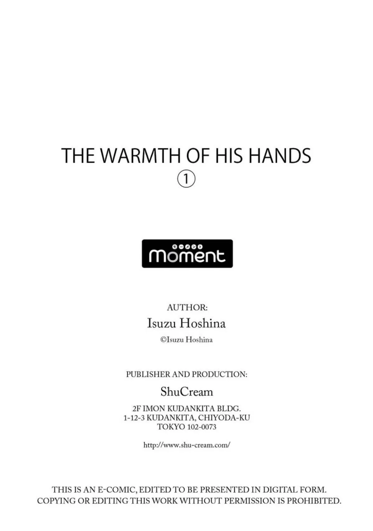The Warmth Of His Hands Chapter 1 page 32 - 