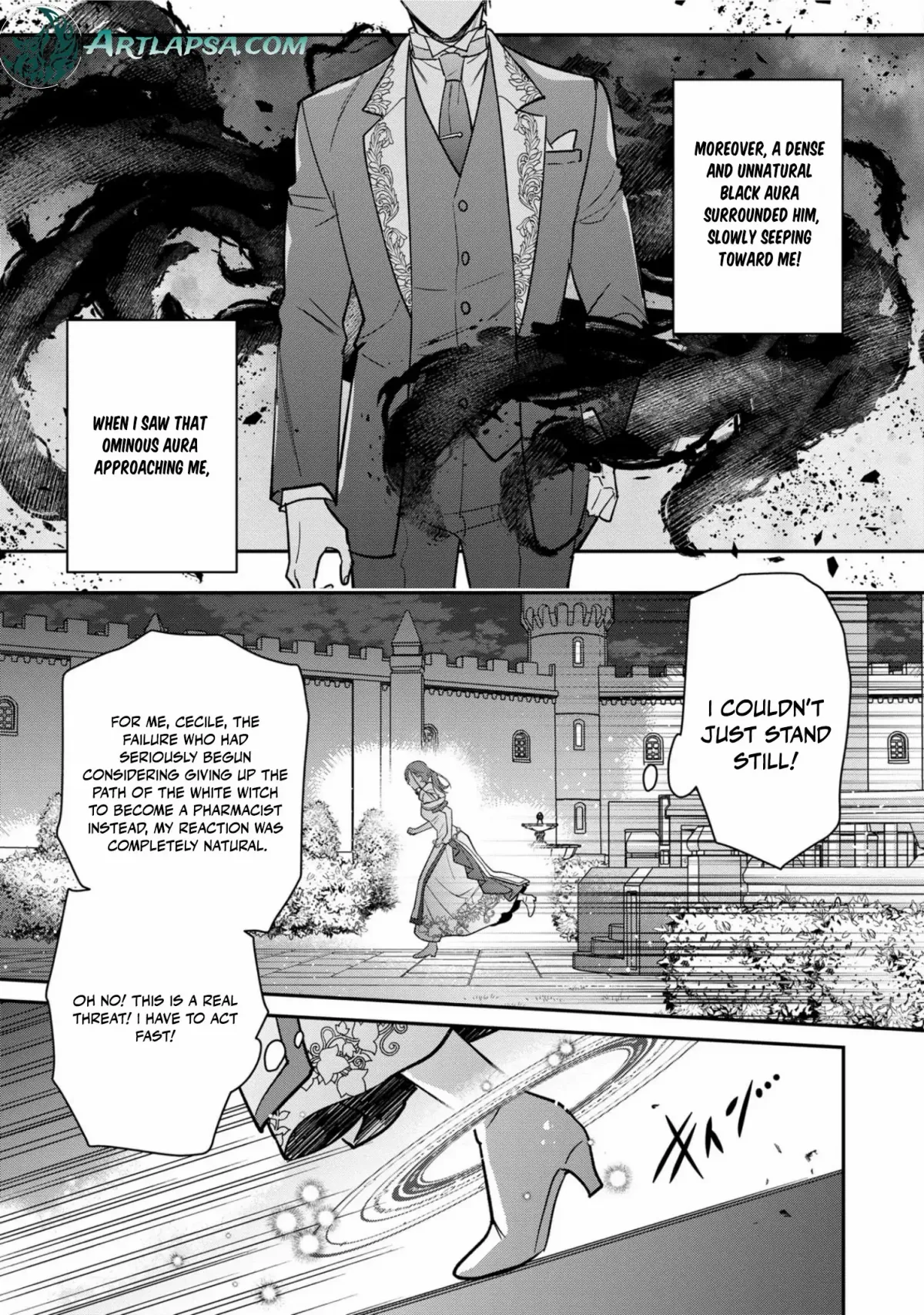 The white witch was not supposed to be part of the test Chapter 1 page 9 - 