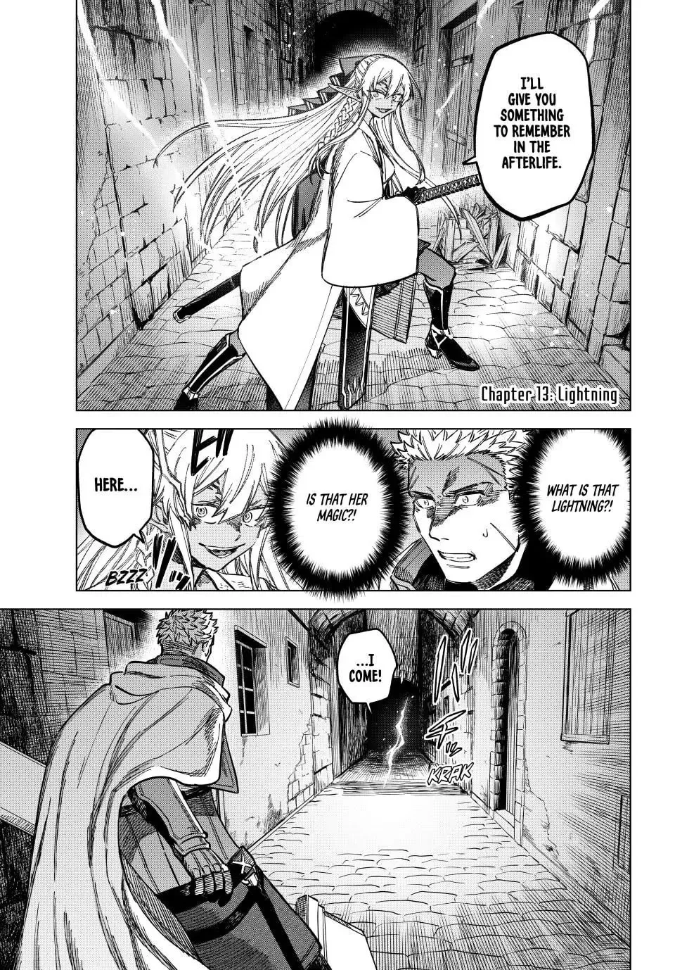 The Witch and the Mercenary Chapter 13 page 1 - 