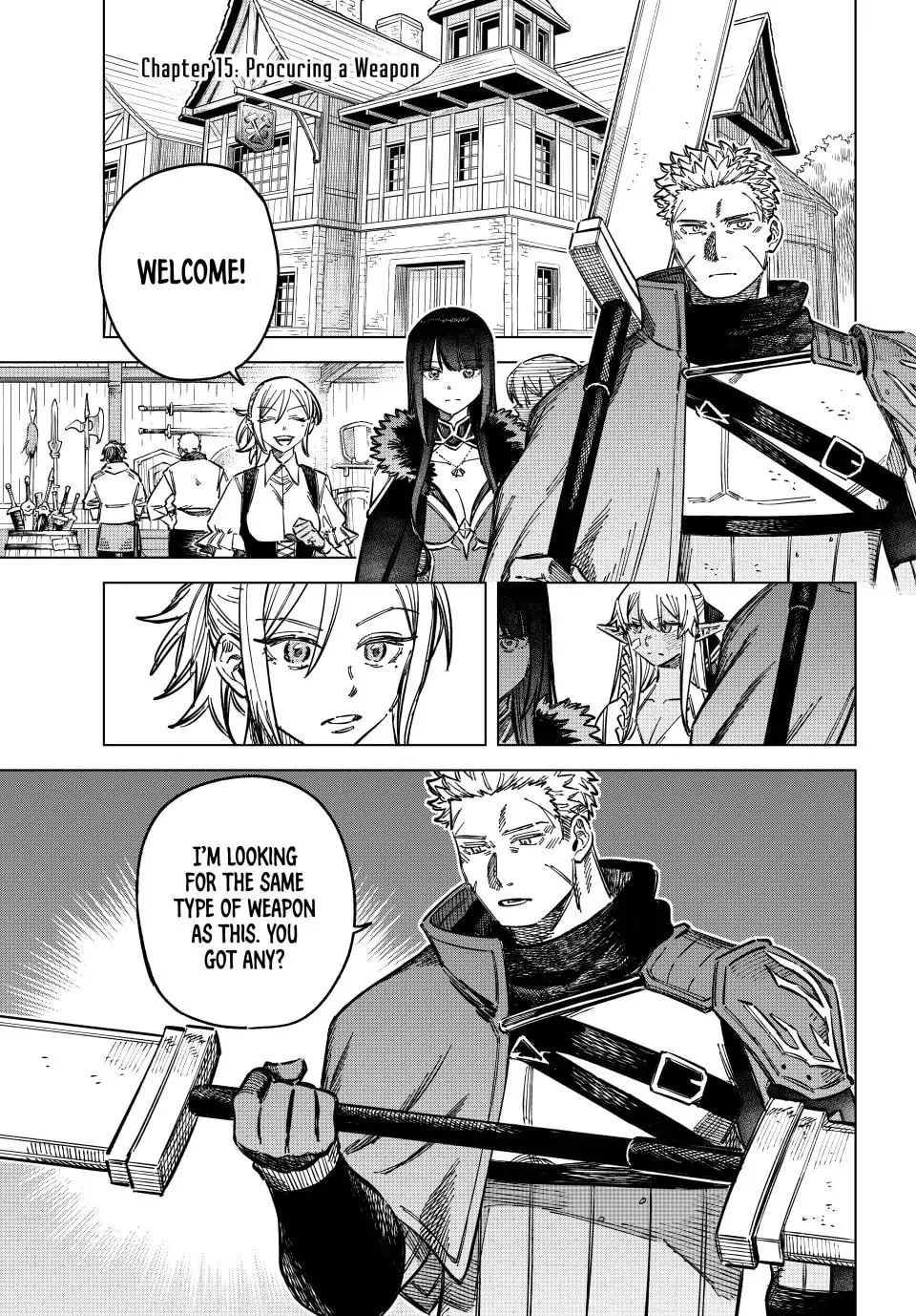 The Witch and the Mercenary Chapter 15 page 1 - 