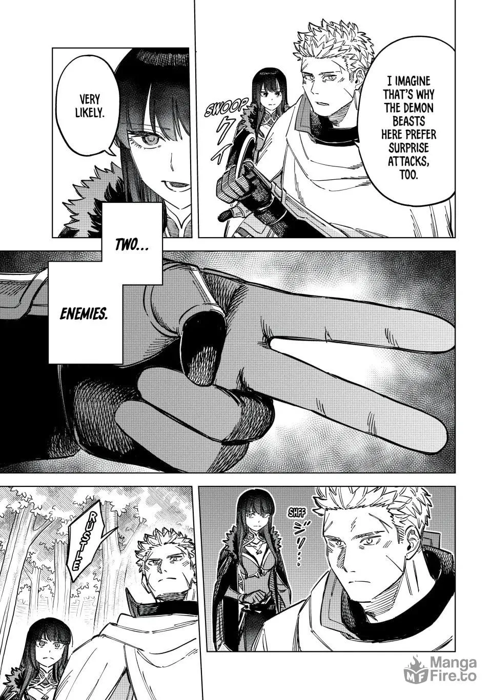 The Witch and the Mercenary Chapter 9.1 page 12 - 