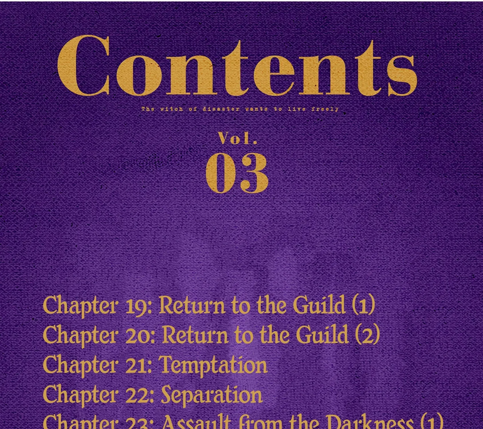 The Witch of Disaster Wants to Live Freely Chapter 19 page 4 - 