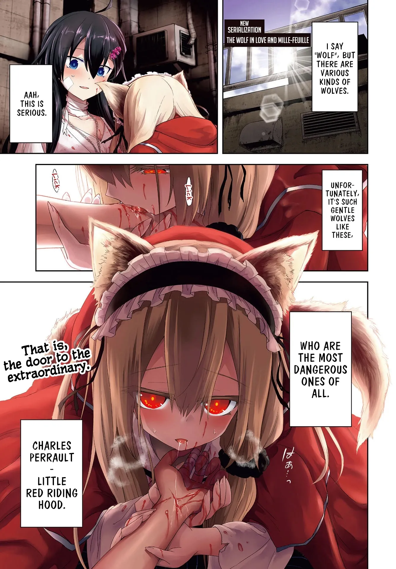 The Wolf in Love & Mille-Feuille Chapter 1 page 2 - 