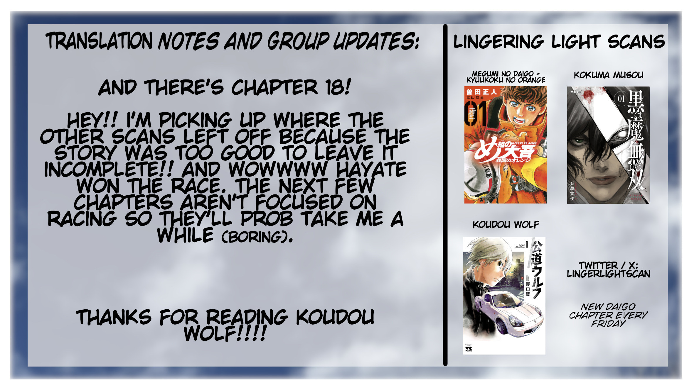 The Wolf of Road Race. Chapter 18 page 22 - 