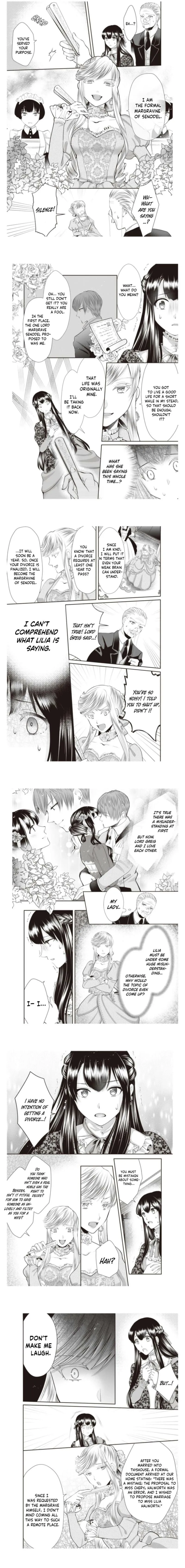 The woman who was proposed to by mistake will be divorced a year later. Chapter 18 page 3 - 