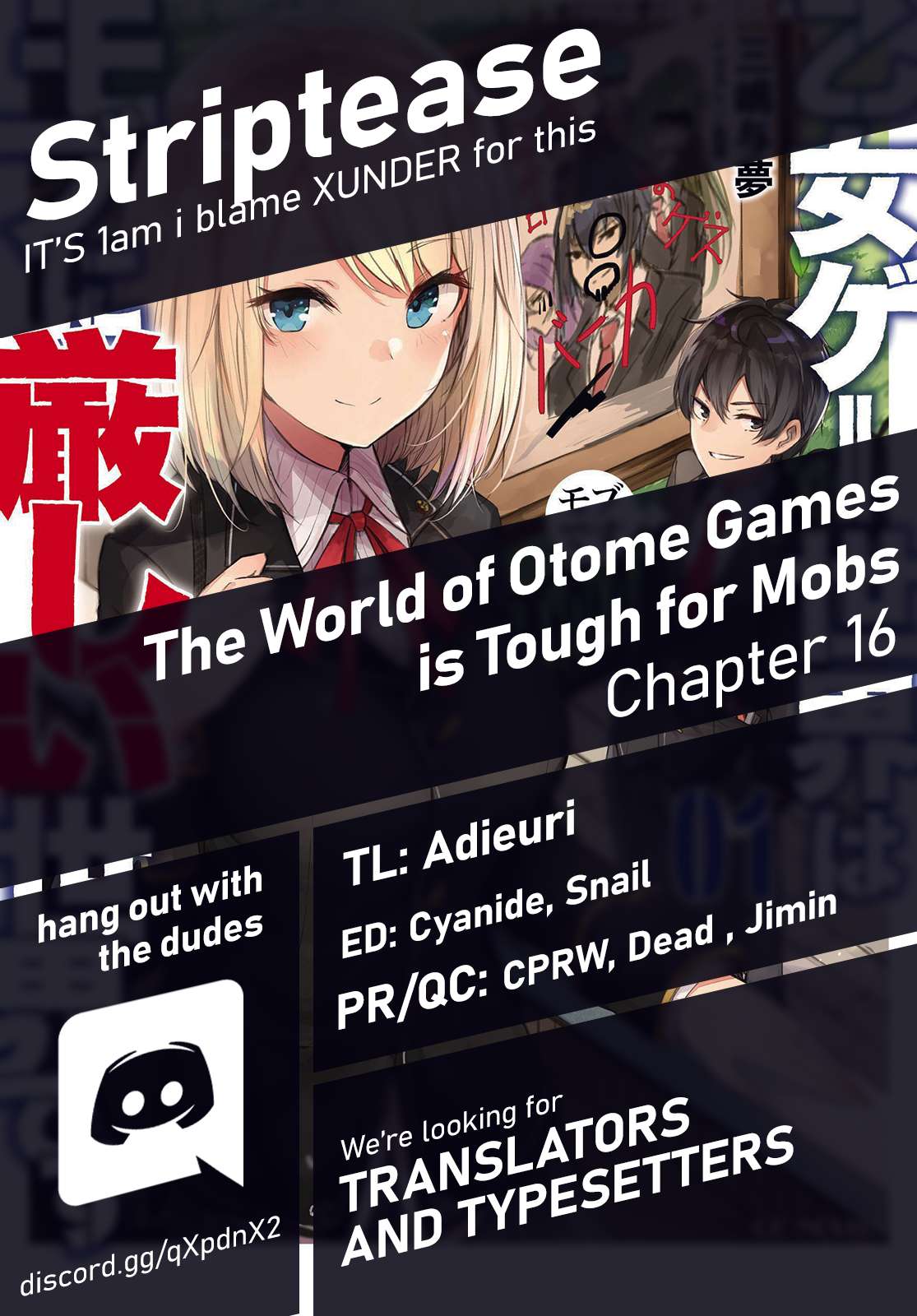 The World Of Otome Games Is Tough For Mobs Chapter 16 page 1 - 