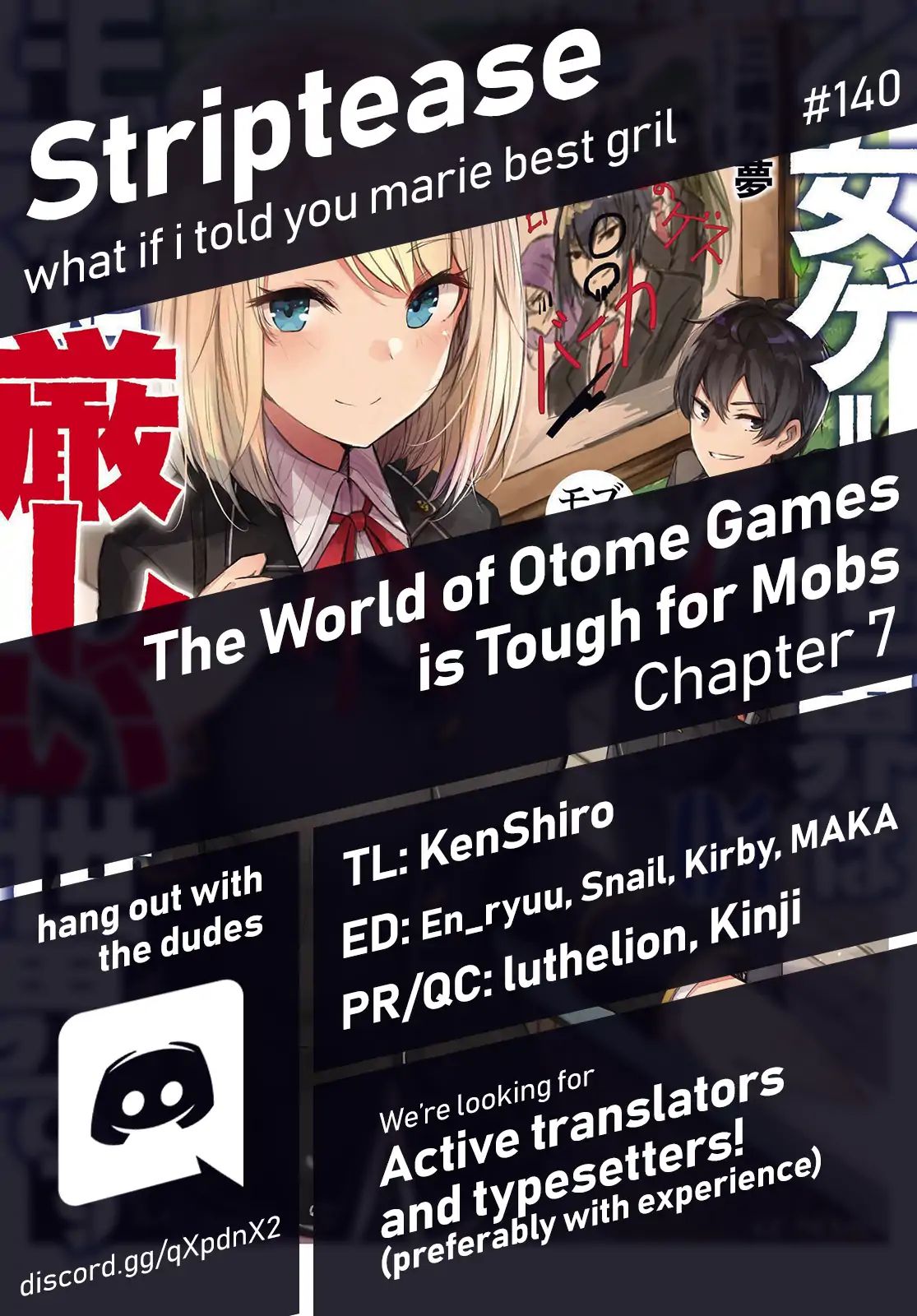The World Of Otome Games Is Tough For Mobs Chapter 7 page 1 - 