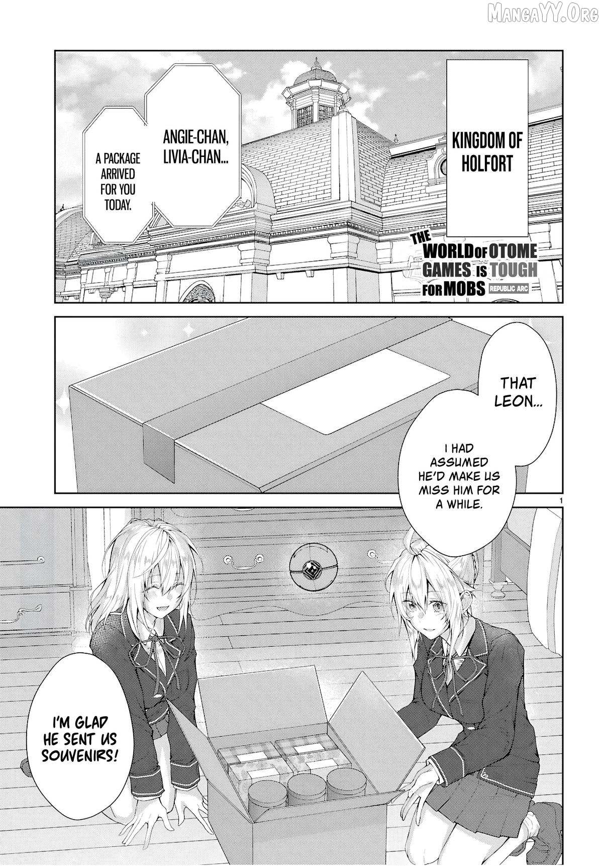 The World Of Otome Games Is Tough For Mobs Chapter 74 page 1 - 