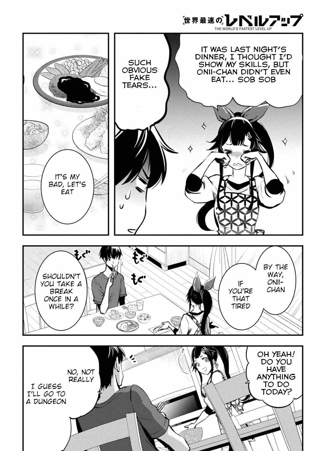 The World’s Fastest Level up! Chapter 4 page 13 - 