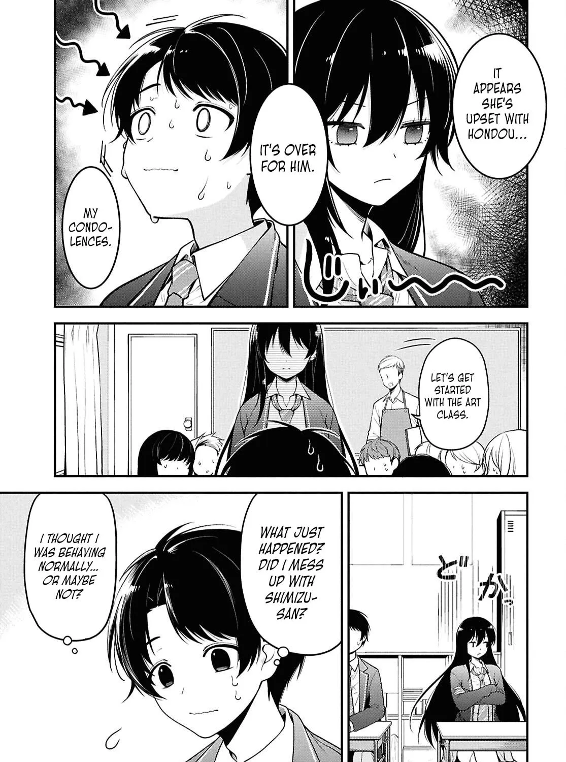 The Yankee Shimizu-san Sitting Next to Me Has Dyed Her Hair Black Chapter 1 page 23 - 