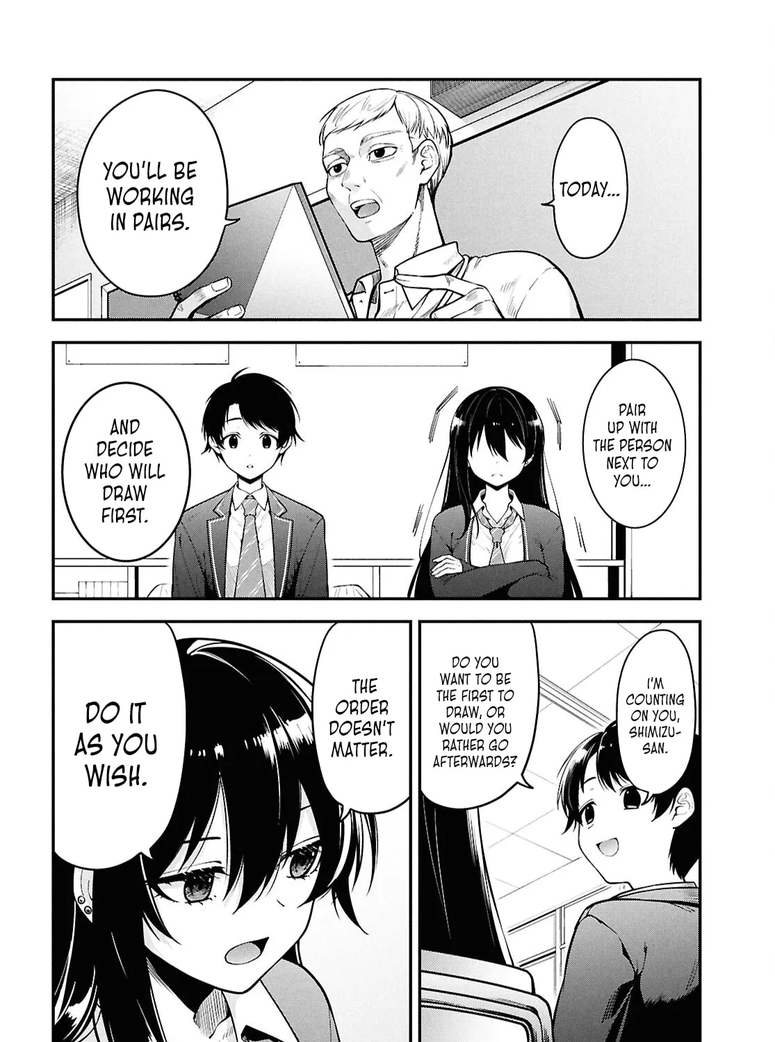 The Yankee Shimizu-san Sitting Next to Me Has Dyed Her Hair Black Chapter 1 page 25 - 