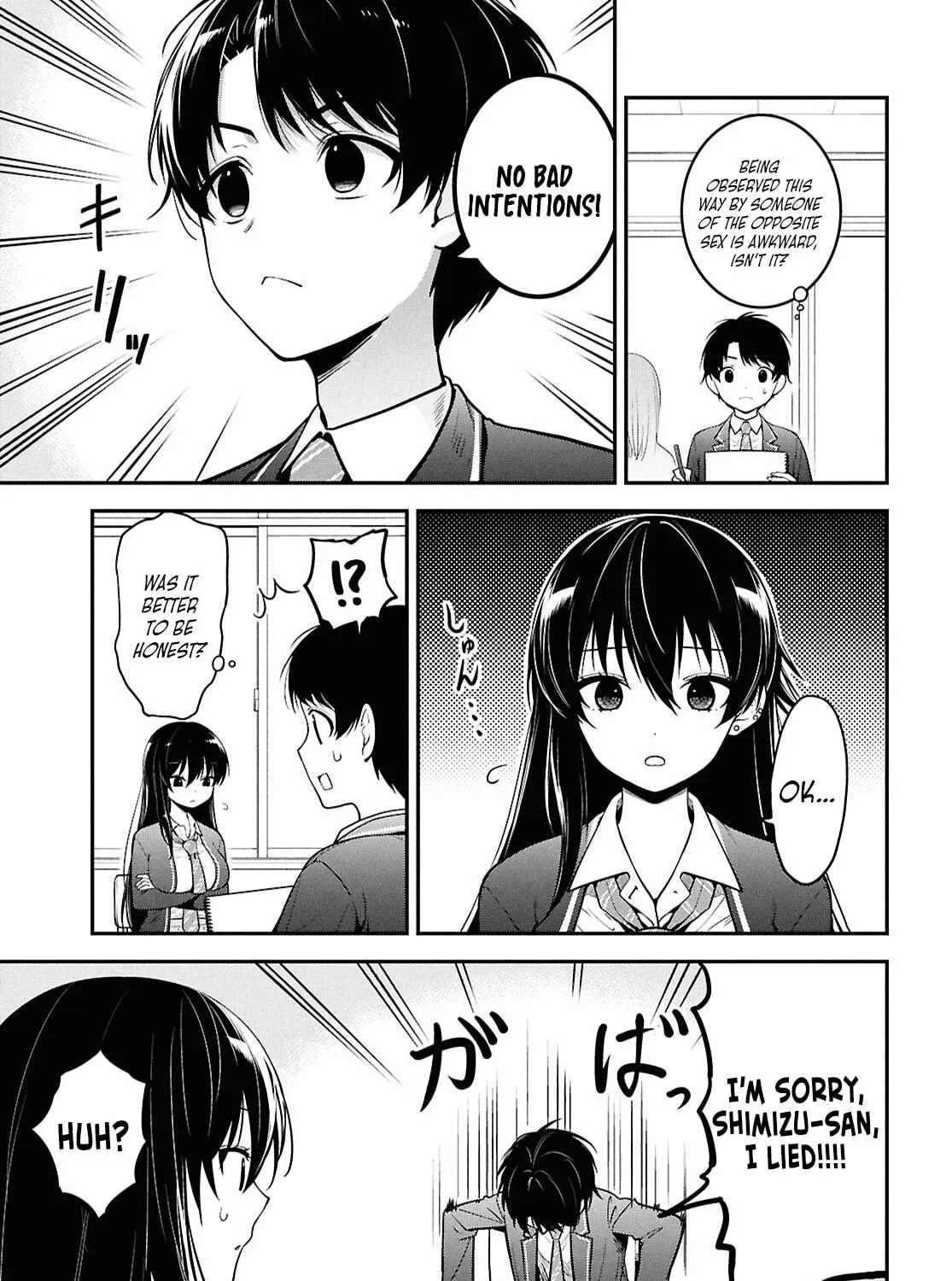 The Yankee Shimizu-san Sitting Next to Me Has Dyed Her Hair Black Chapter 1 page 39 - 