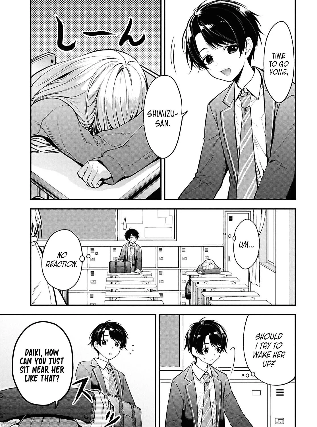 The Yankee Shimizu-san Sitting Next to Me Has Dyed Her Hair Black Chapter 1 page 5 - 
