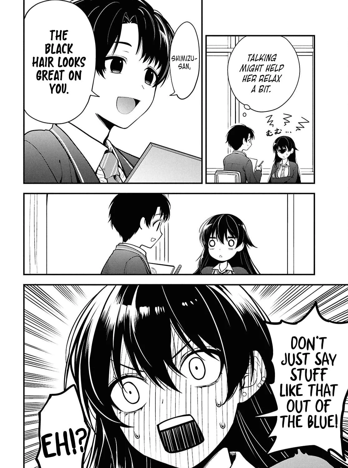 The Yankee Shimizu-san Sitting Next to Me Has Dyed Her Hair Black Chapter 1 page 49 - 