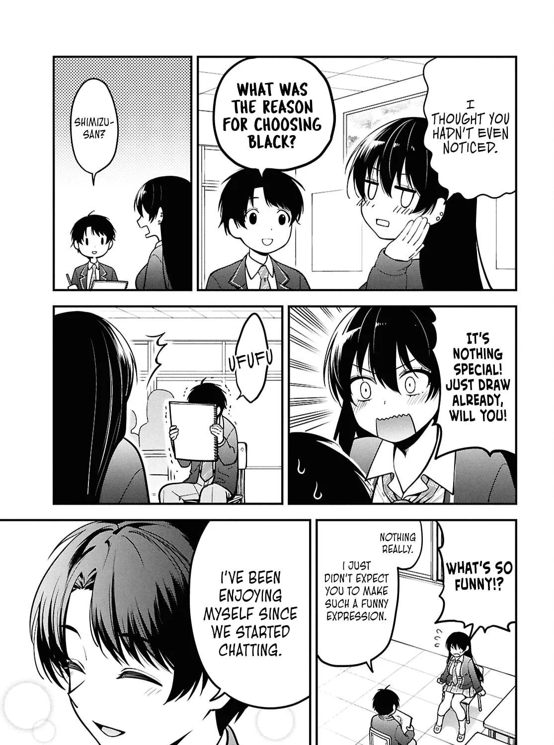 The Yankee Shimizu-san Sitting Next to Me Has Dyed Her Hair Black Chapter 1 page 51 - 
