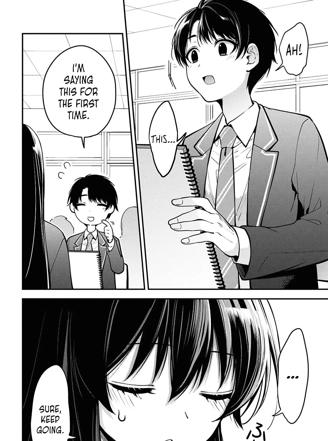 The Yankee Shimizu-san Sitting Next to Me Has Dyed Her Hair Black Chapter 1 page 55 - 