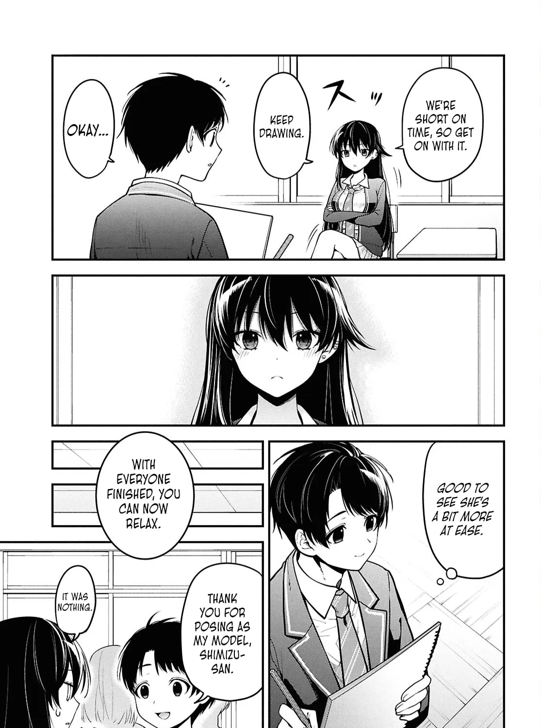 The Yankee Shimizu-san Sitting Next to Me Has Dyed Her Hair Black Chapter 1 page 57 - 