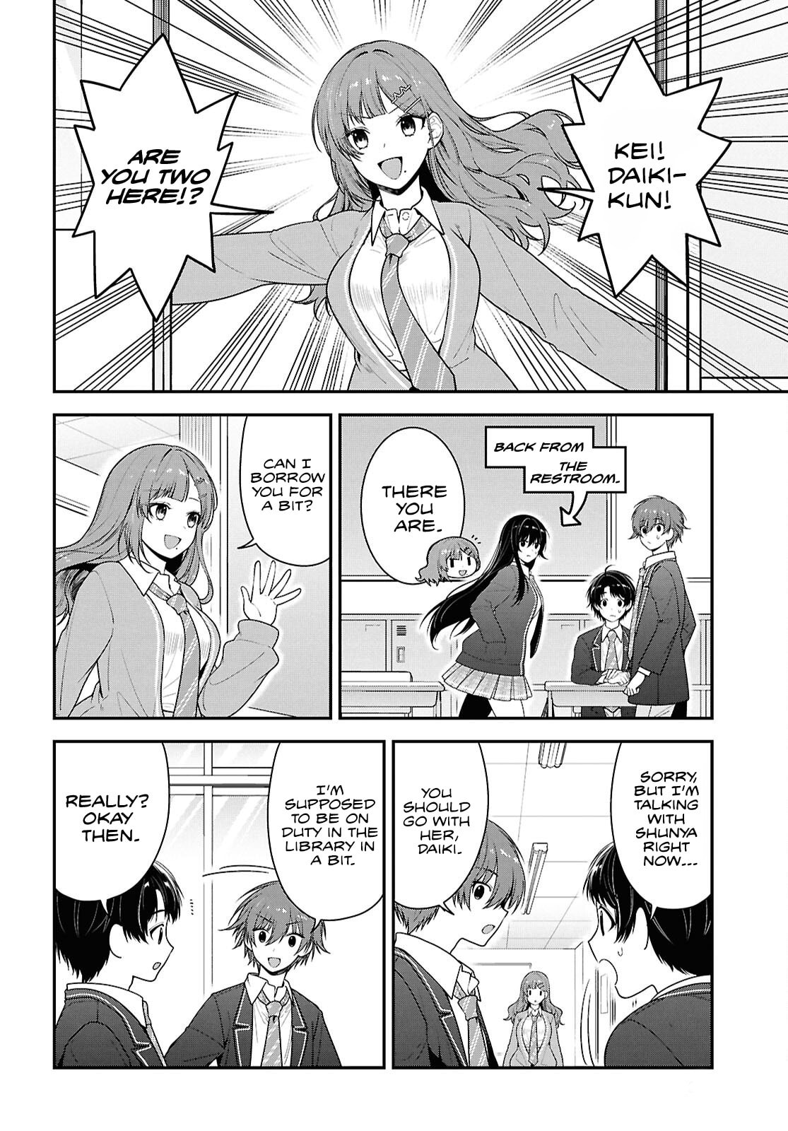 The Yankee Shimizu-san Sitting Next to Me Has Dyed Her Hair Black Chapter 10 page 13 - 