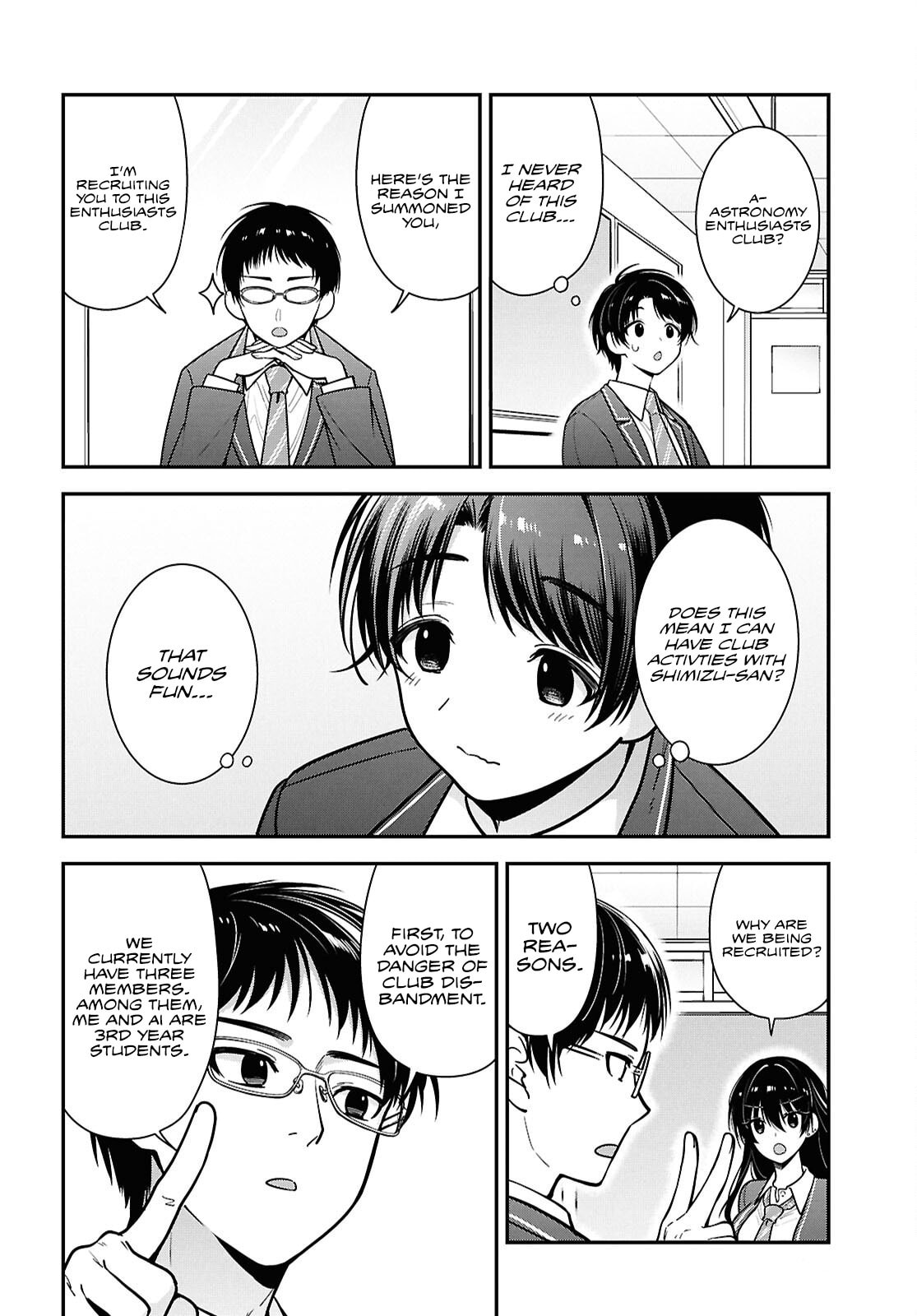 The Yankee Shimizu-san Sitting Next to Me Has Dyed Her Hair Black Chapter 10 page 19 - 