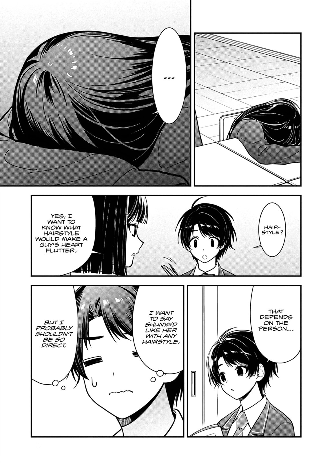 The Yankee Shimizu-san Sitting Next to Me Has Dyed Her Hair Black Chapter 11 page 17 - 