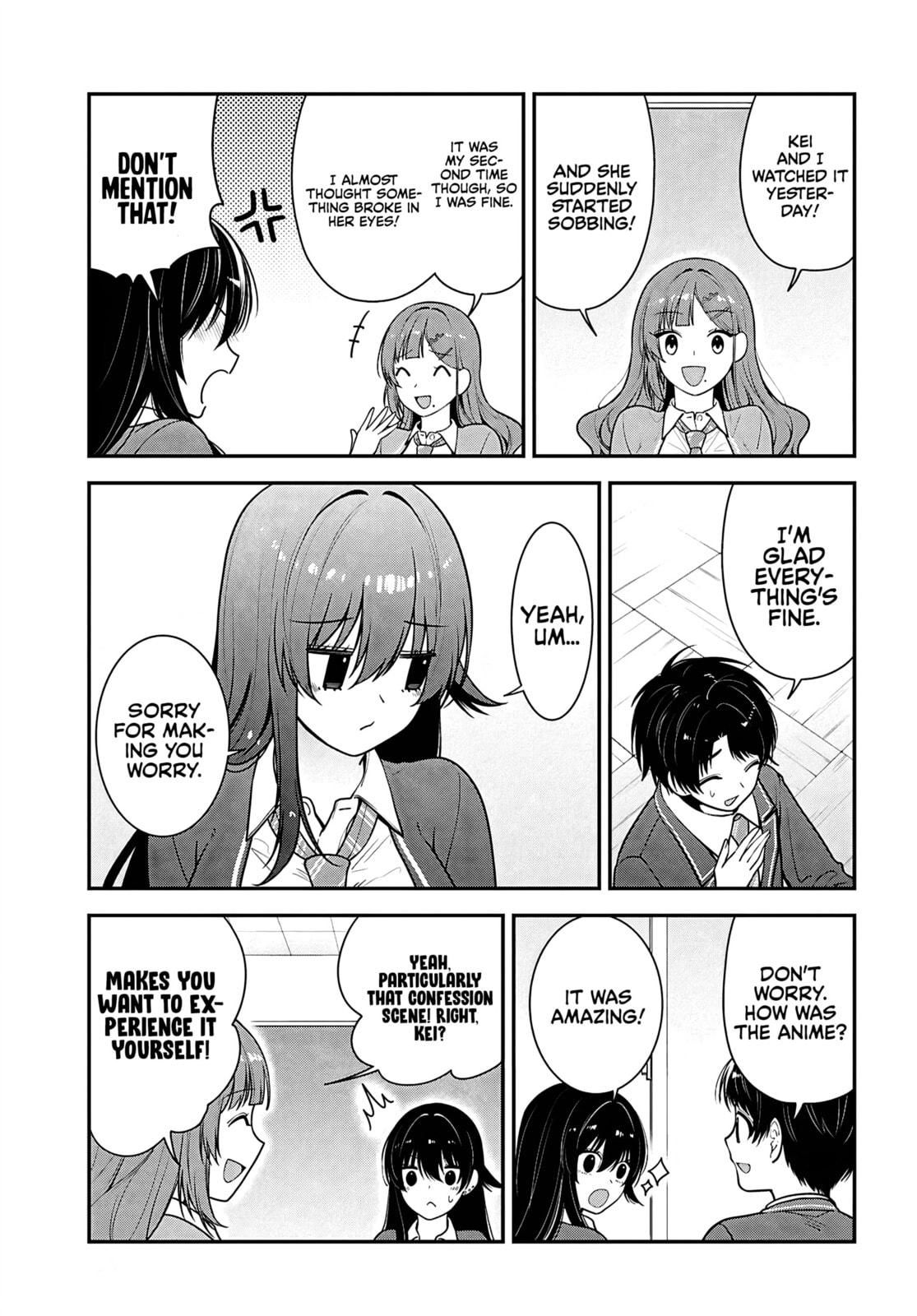 The Yankee Shimizu-san Sitting Next to Me Has Dyed Her Hair Black Chapter 12 page 15 - 
