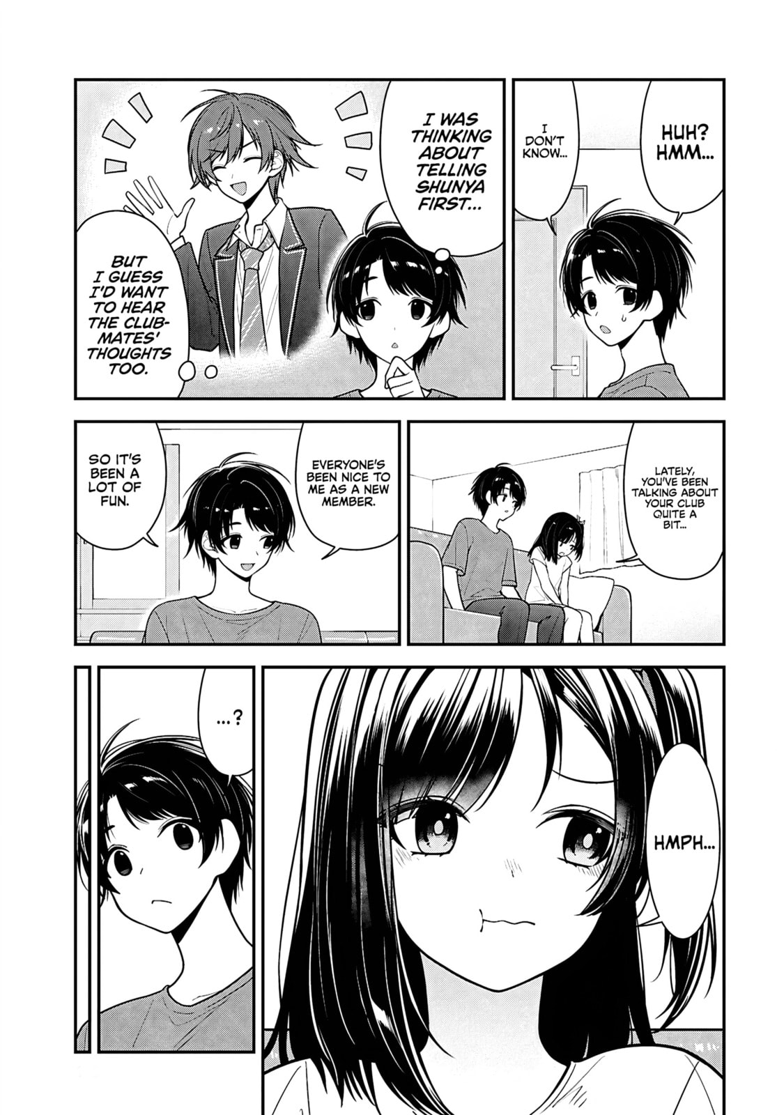 The Yankee Shimizu-san Sitting Next to Me Has Dyed Her Hair Black Chapter 12 page 3 - 