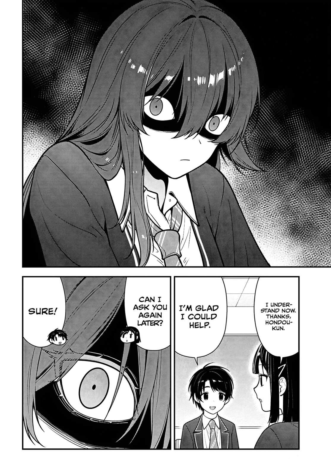 The Yankee Shimizu-san Sitting Next to Me Has Dyed Her Hair Black Chapter 12 page 22 - 