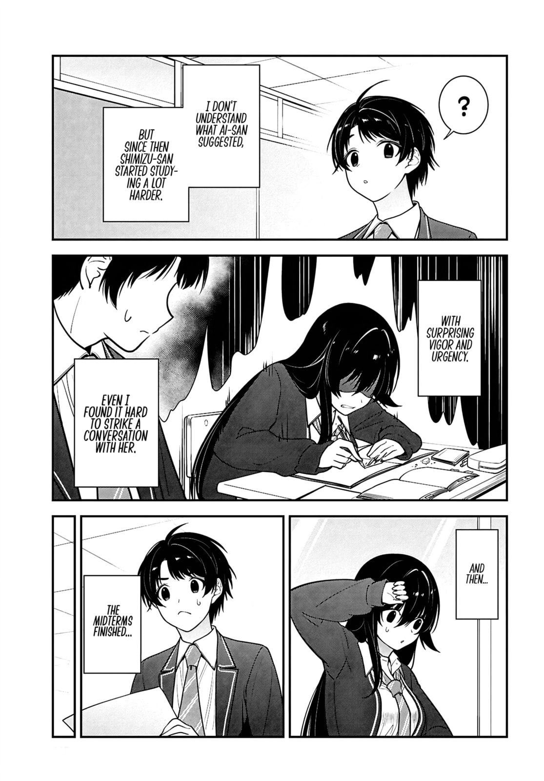 The Yankee Shimizu-san Sitting Next to Me Has Dyed Her Hair Black Chapter 12 page 35 - 