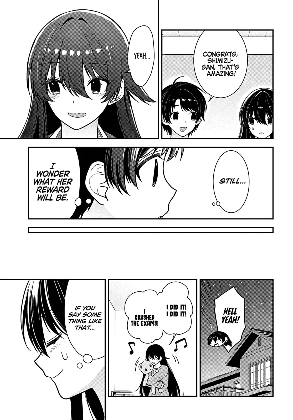 The Yankee Shimizu-san Sitting Next to Me Has Dyed Her Hair Black Chapter 12 page 39 - 
